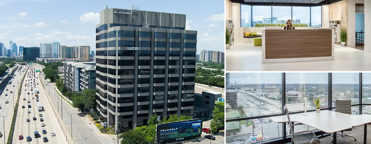 Coworking space in Uptown Dallas off Central Expressway