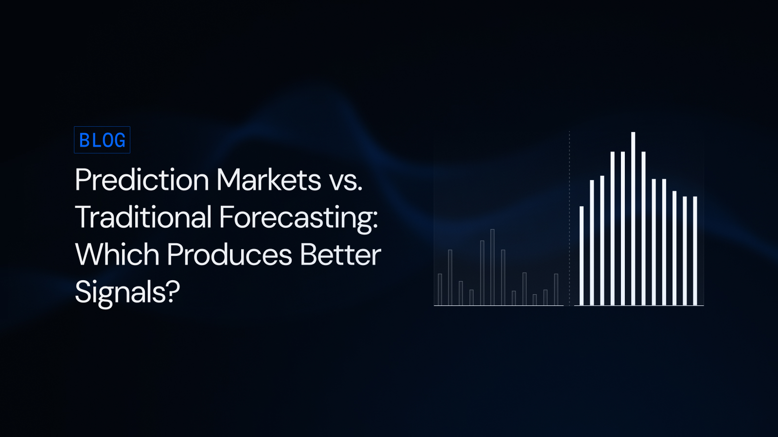 Prediction Markets vs. Traditional Forecasting: Which Produces Better Signals?