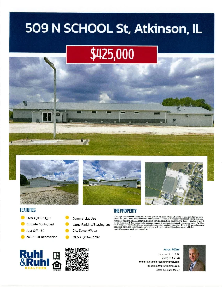 509 N School St, Atkinson, IL - For Sale