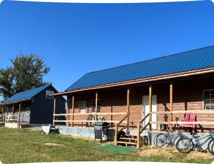 Temporary housing units for larger families located at Water Valley main site