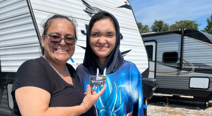 Julie Simelton and Lydia Barnes