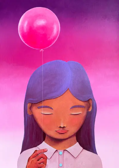 Le ballon rose