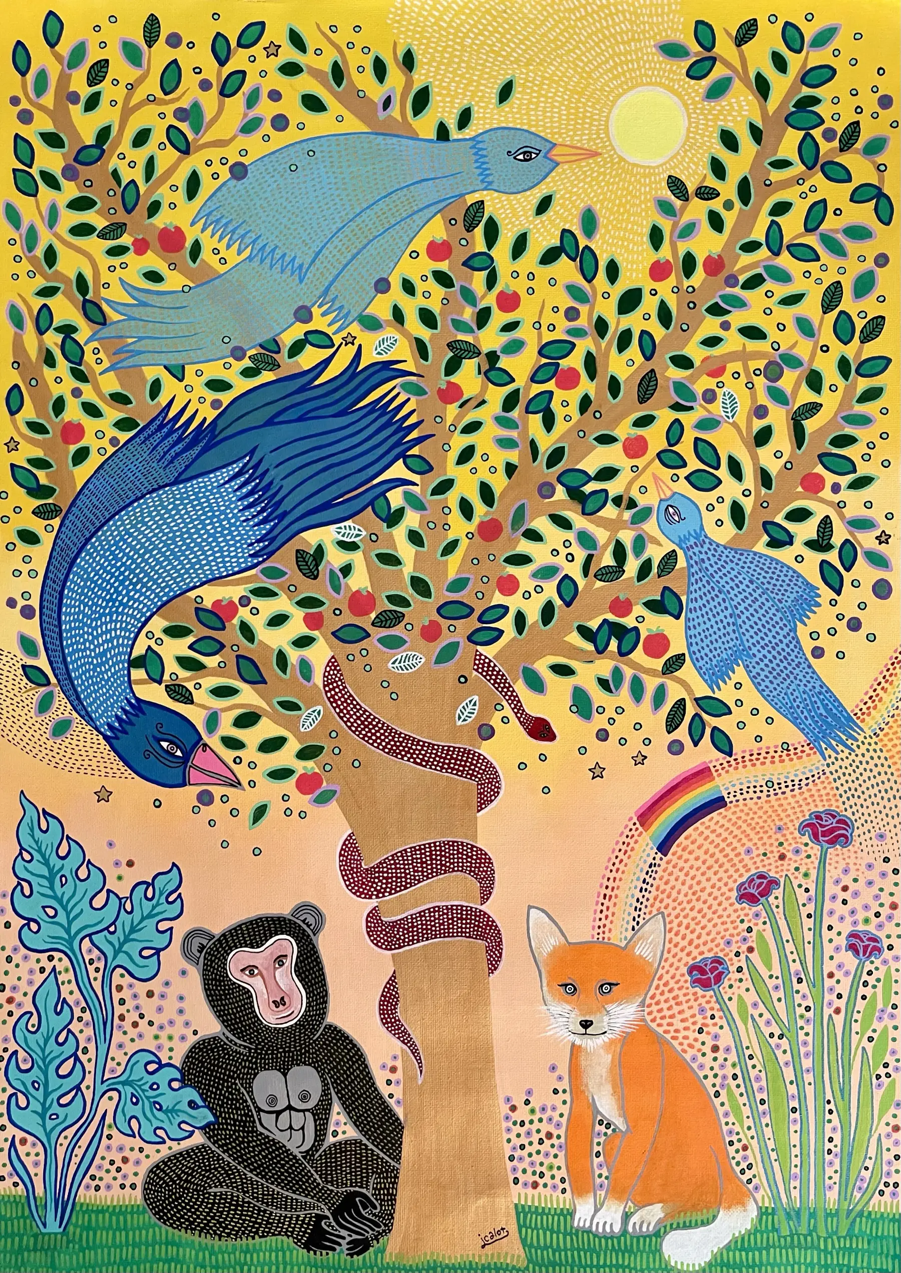Le singe et le renard