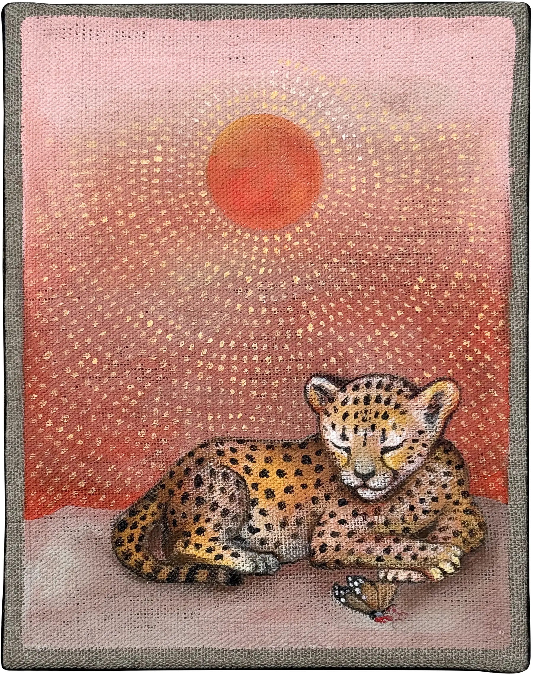 Le guépard et le papillon