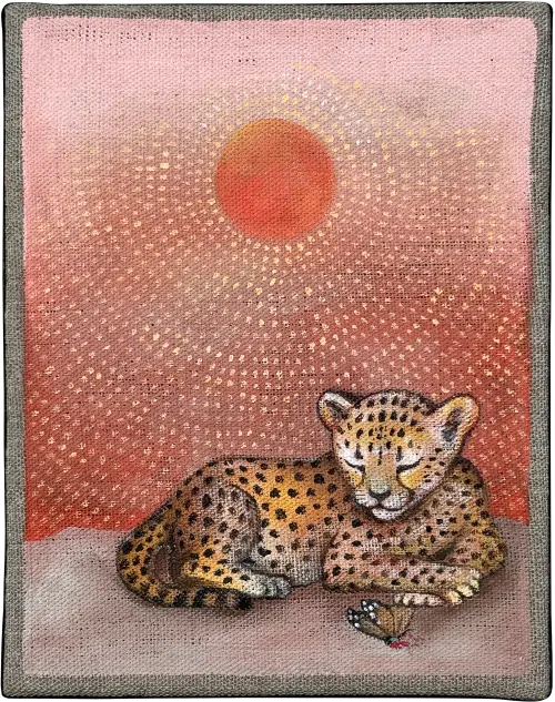 Le guépard et le papillon