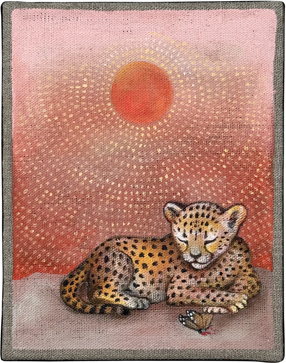 Le guépard et le papillon