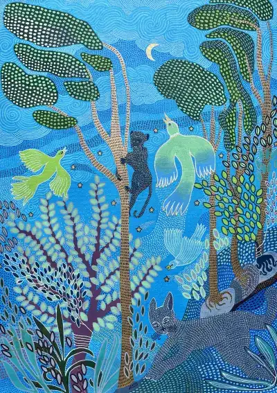  La forêt bleue
