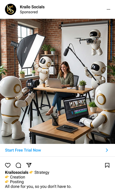 A chart comparing competitive intelligence market to digital marketing ROI created by Krailo Socials