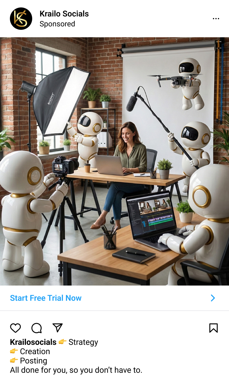 A chart comparing competitive intelligence market to digital marketing ROI created by Krailo Socials