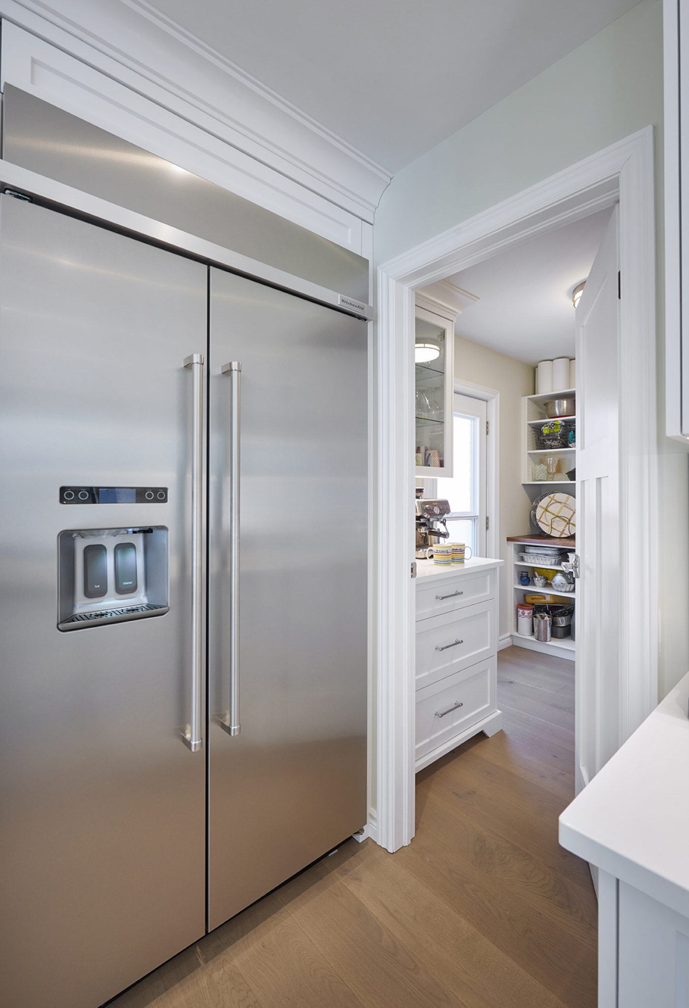 A larger fridge provides more storage for healthy foods.