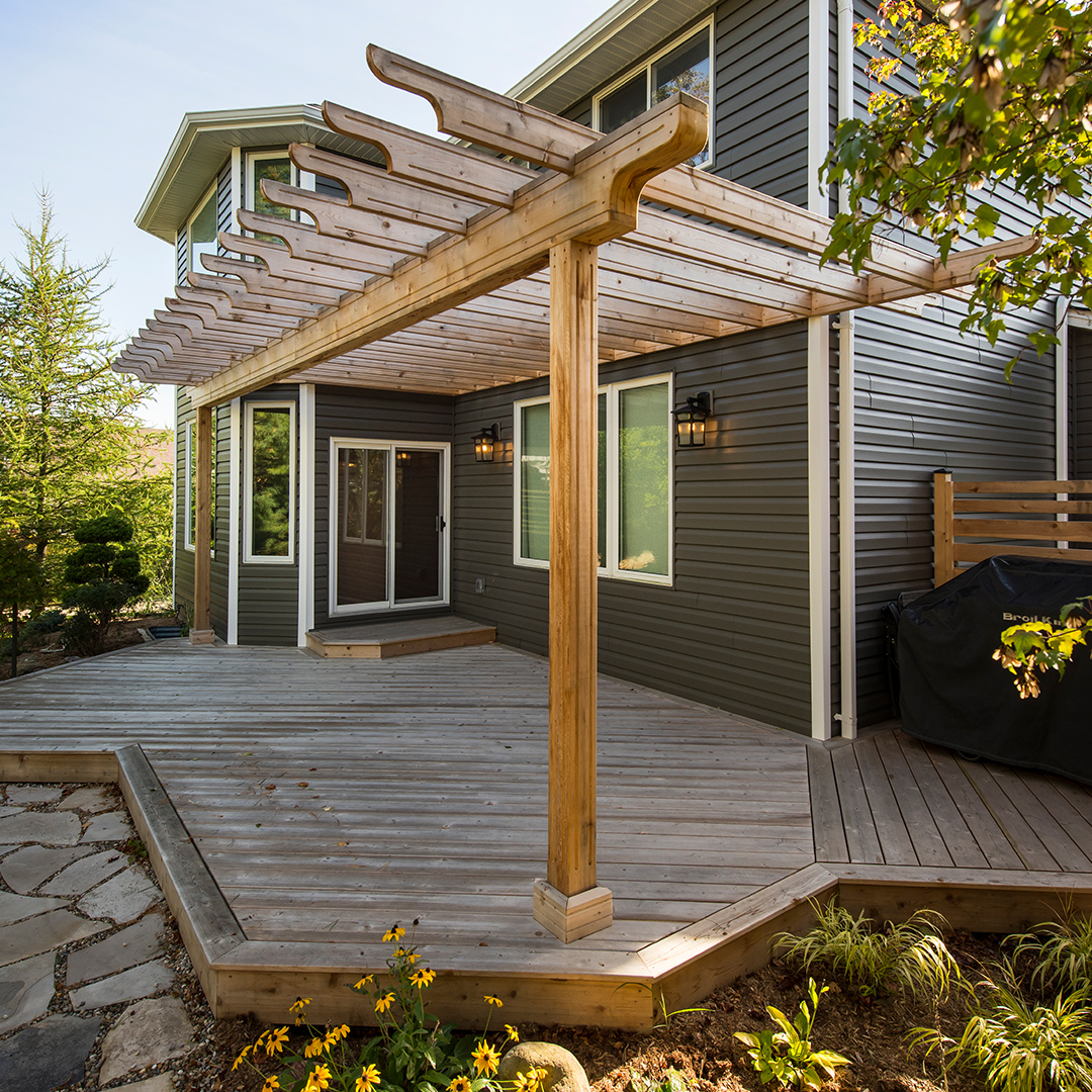 Cutting edge design adds modern flare to a century old home.