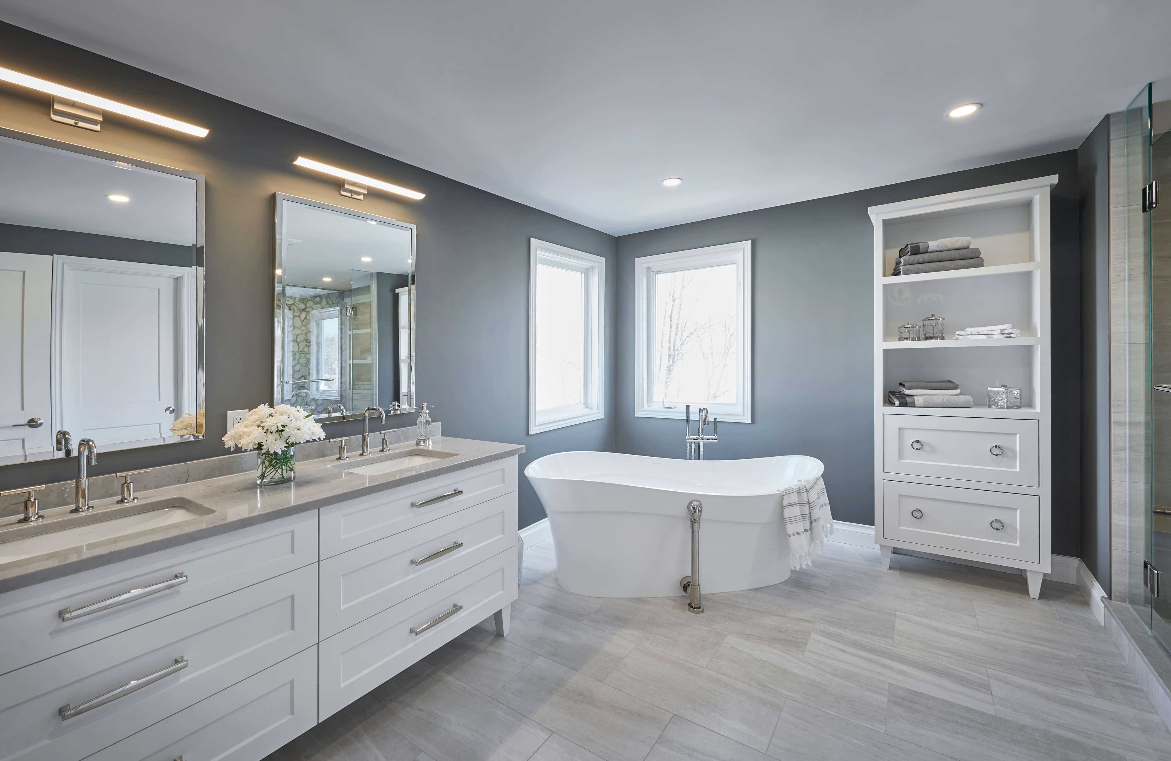 Beautiful bathroom renovation showcasing expert craftsmanship