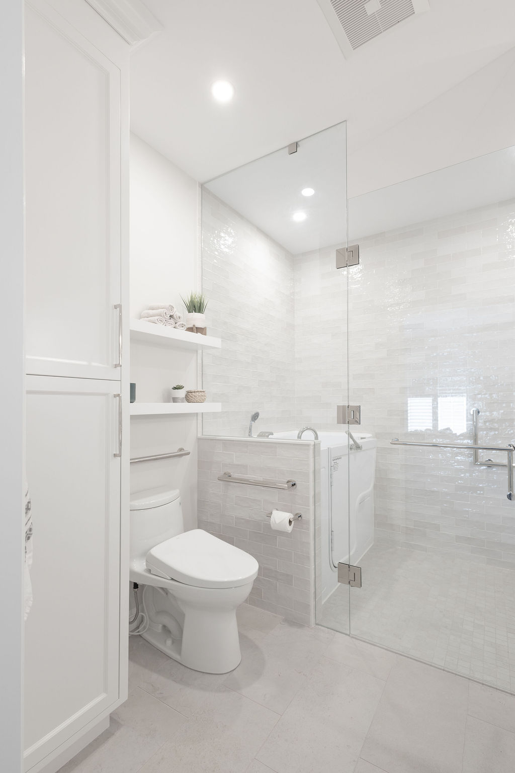 A Bathroom Designed for Aging in Place - renovation project gallery image 2 by Pioneer Craftsmen