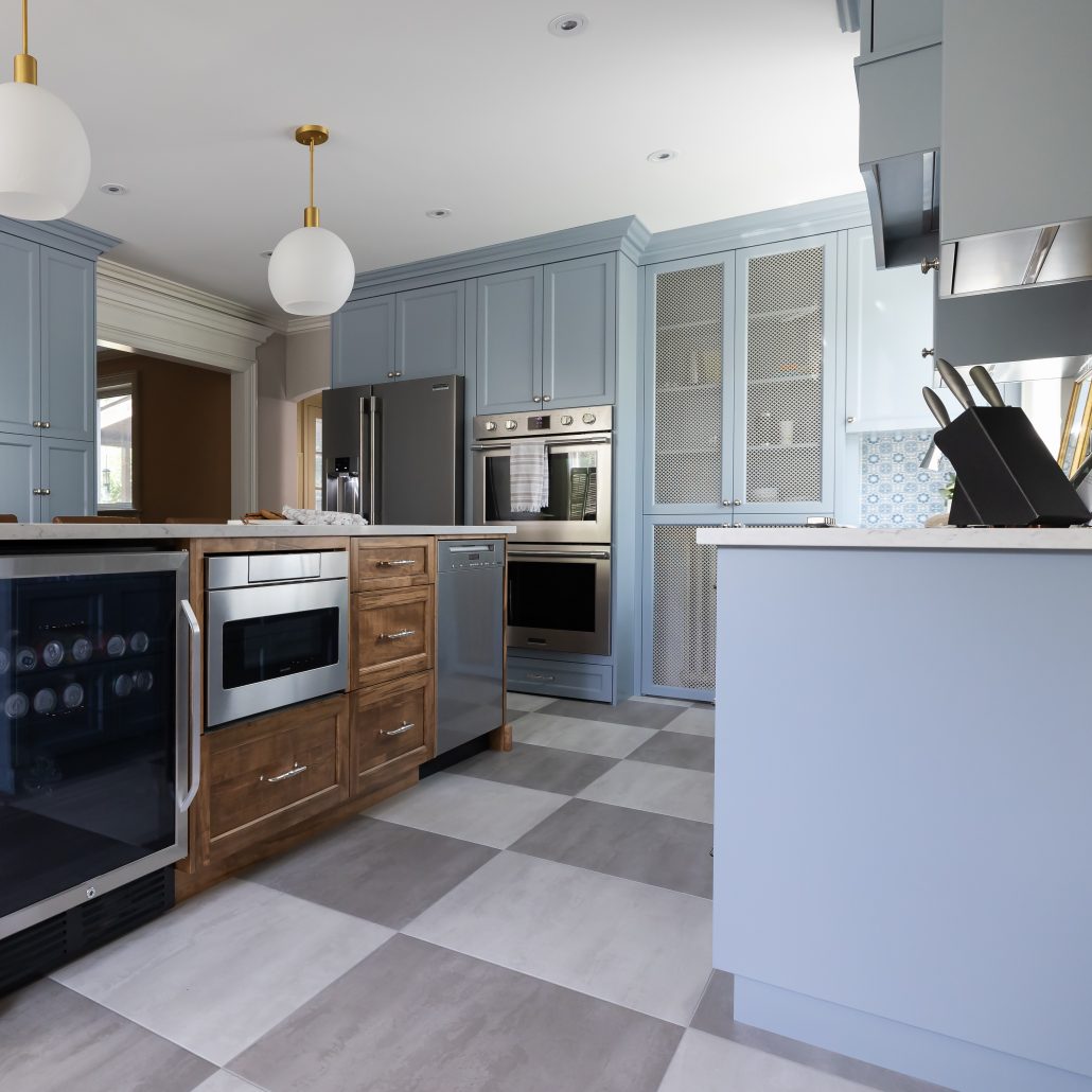 Homeowners and their renovation story - Blue-Toned Design with Depth and Character by Pioneer Craftsmen