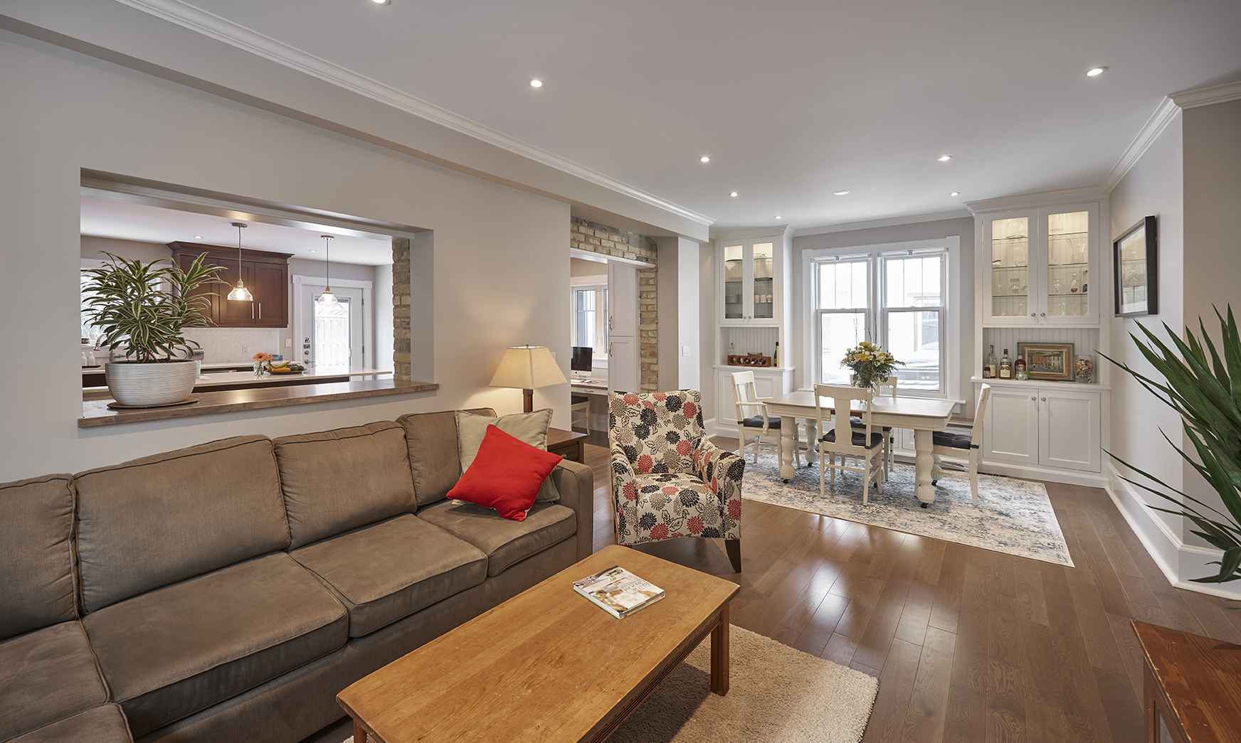 Before and after renovation comparison - Century Character, Thoughtfully Updated by Pioneer Craftsmen