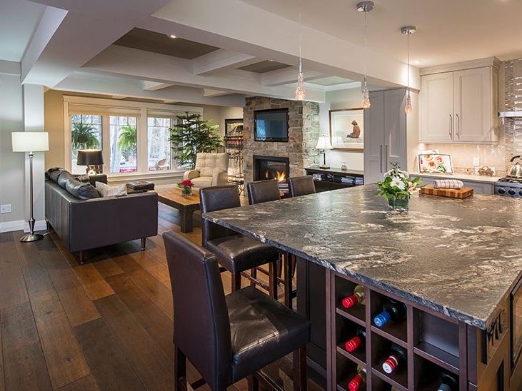 Before and after renovation comparison - ENTERTAINING GUESTS by Pioneer Craftsmen