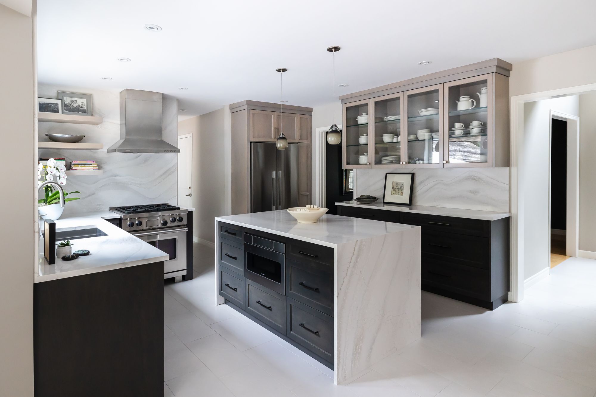 Before and after renovation comparison - Designed for Gathering, Inside and Out by Pioneer Craftsmen