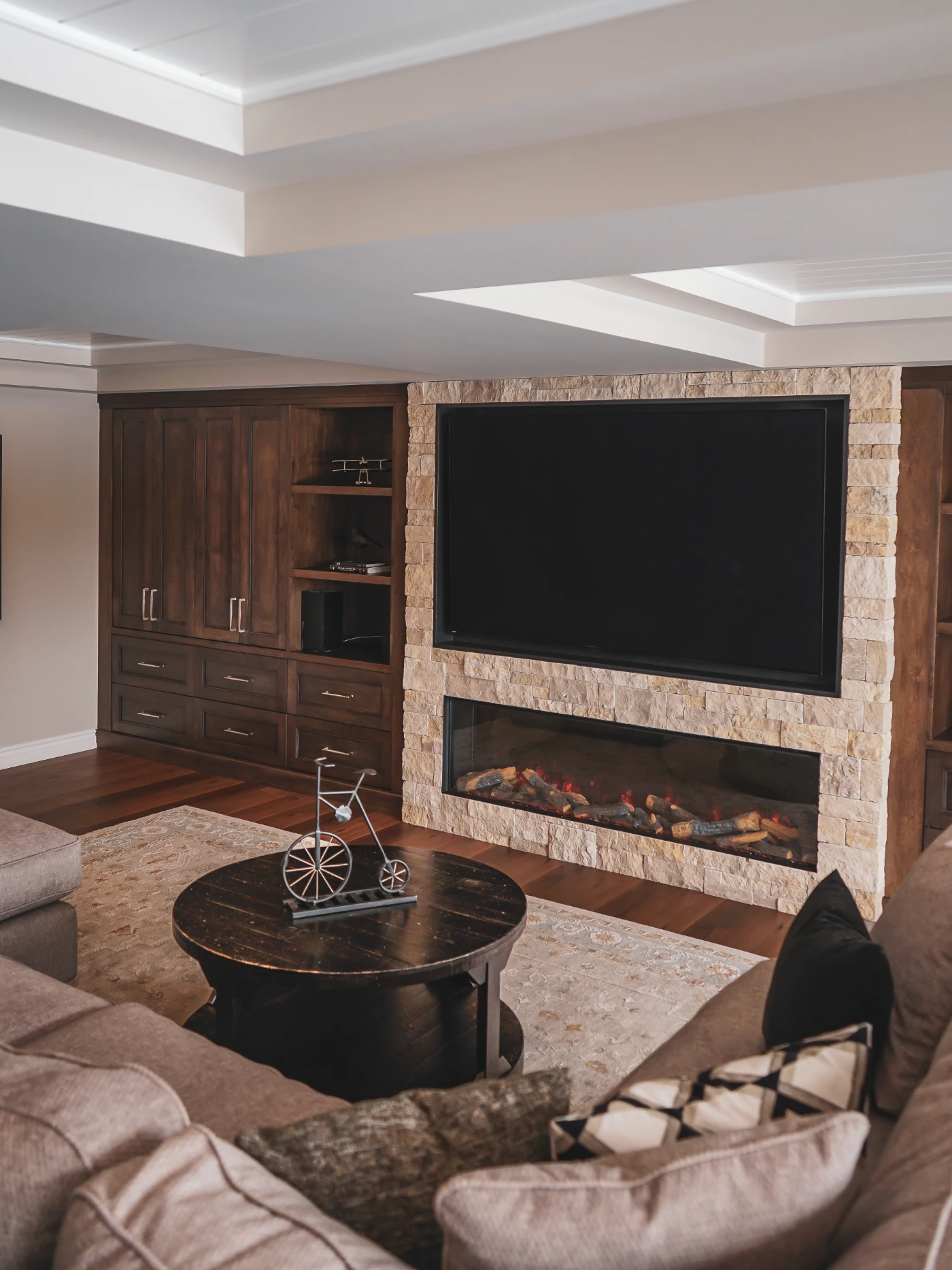 Maximizing Family Living: A Thoughtful Basement Addition with Outdoor Flow  - renovation project gallery image 4 by Pioneer Craftsmen