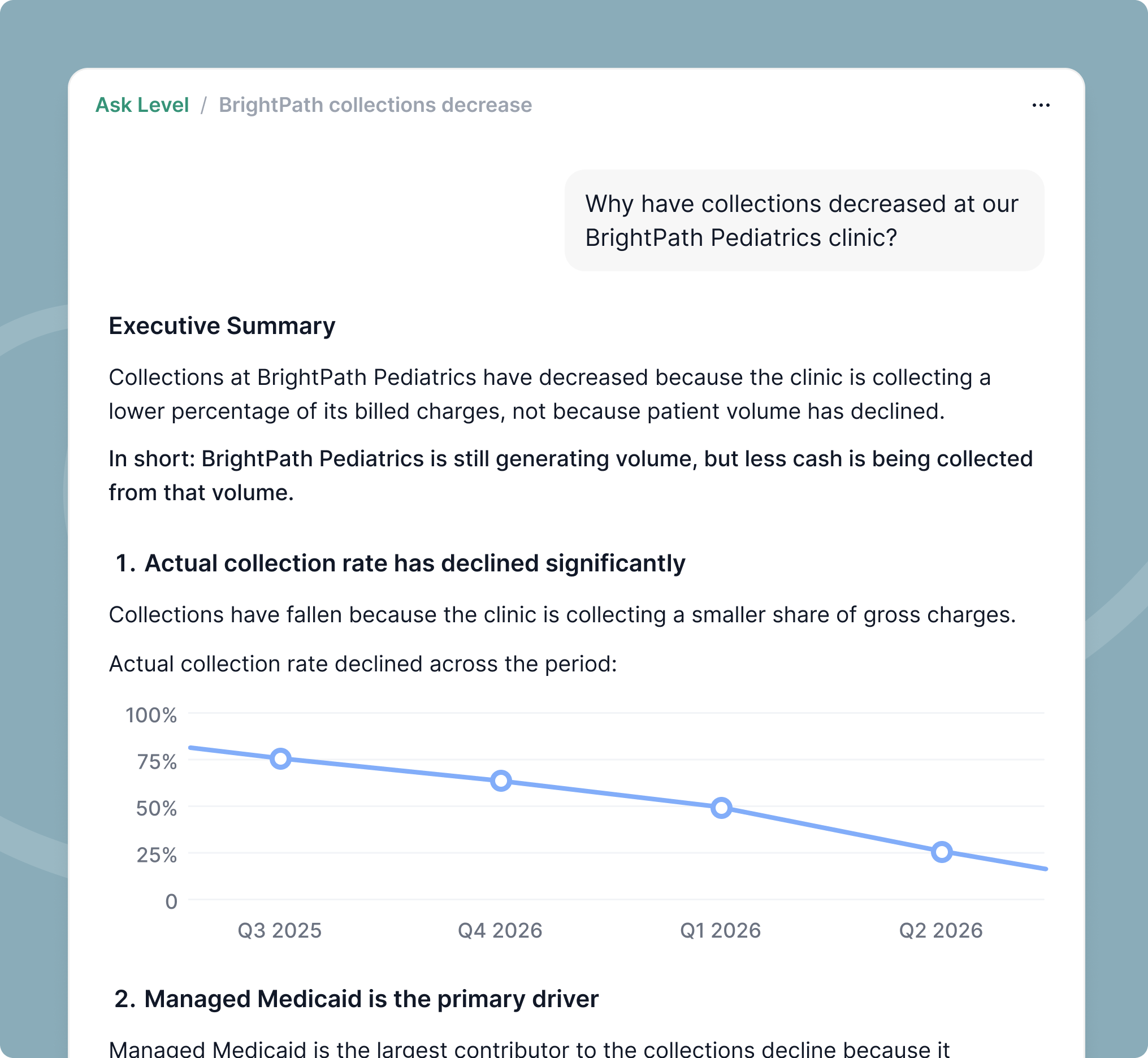 Dashboard mockup