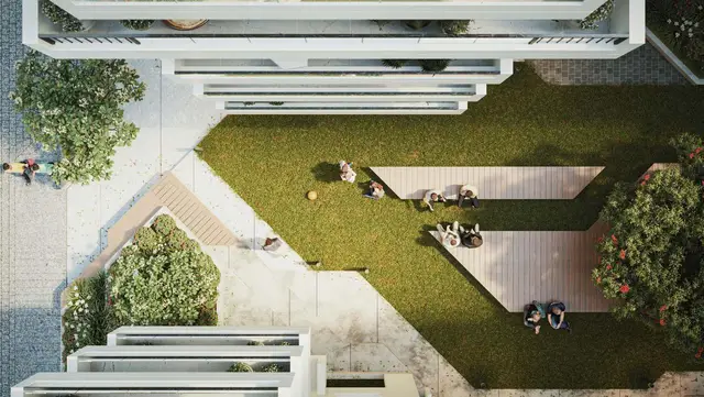 Aerial View of Garden