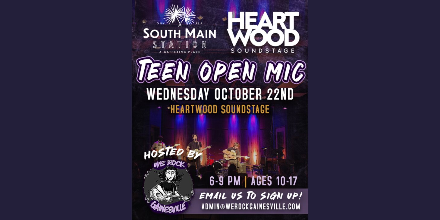 Teen Open Mic with We Rock Gainesville