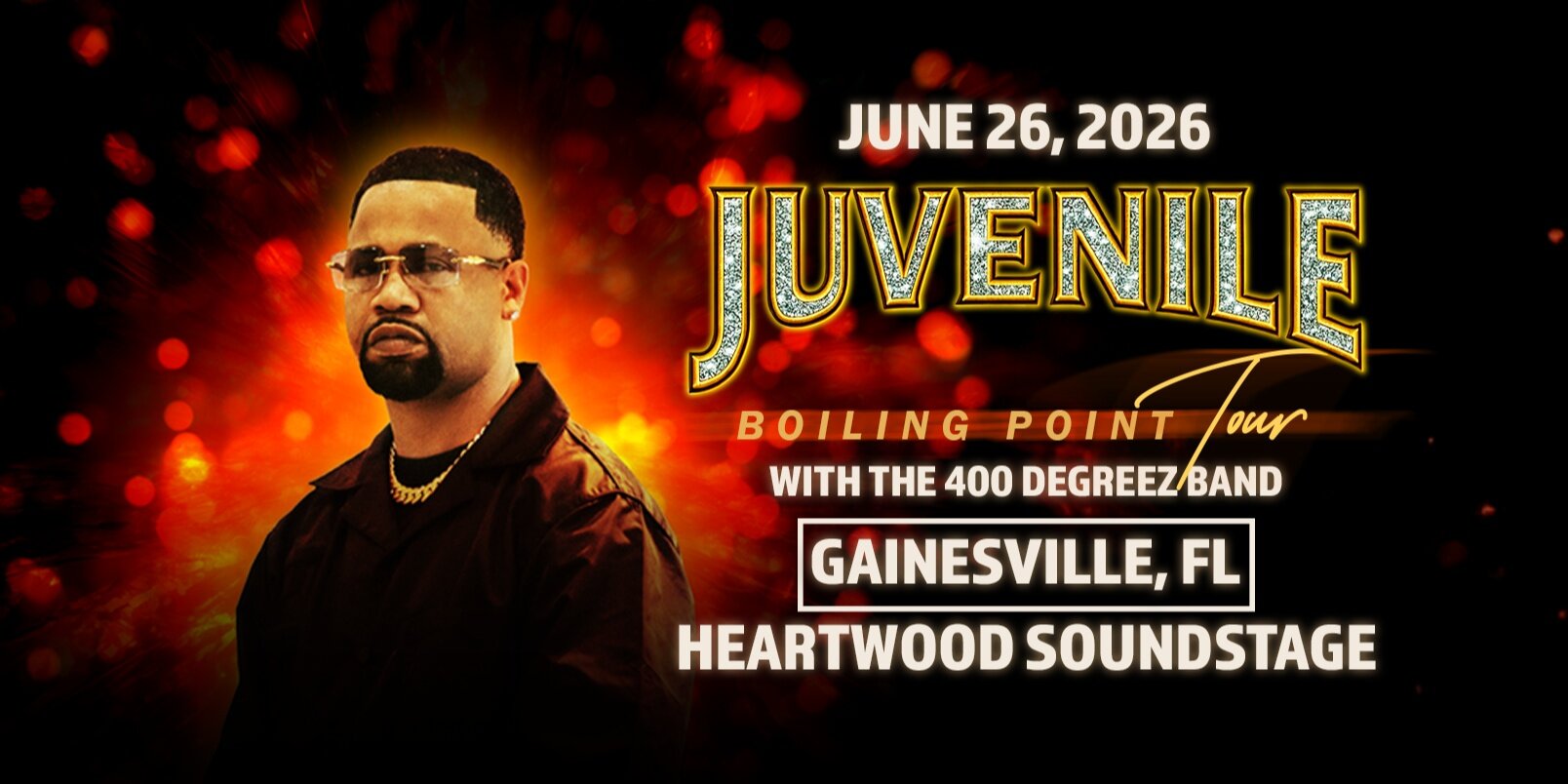 Juvenile's Boiling Point Album Release Tour with The 400 Degreez
