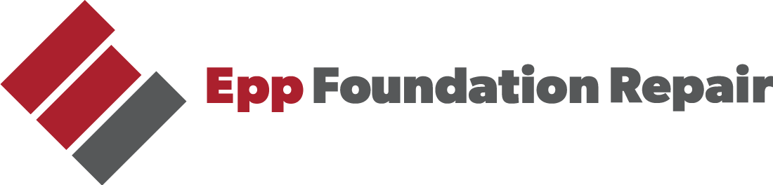 Epp foundation repair logo in red and gray