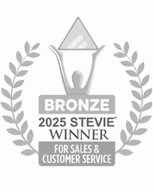 Bronze 2025 Stevie Winner For Sales Customer Service