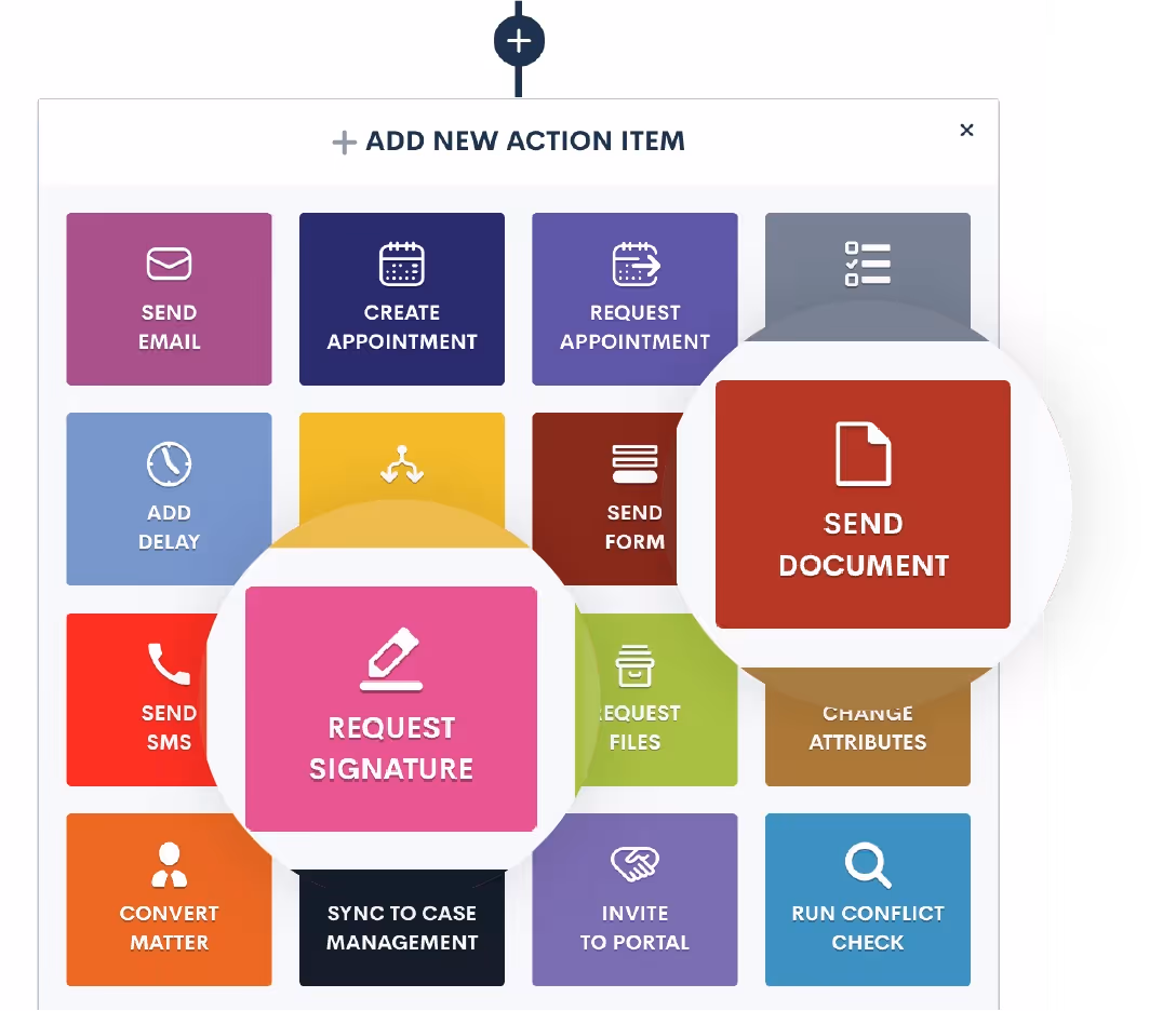 Send Document as well as Request Signature Automations
