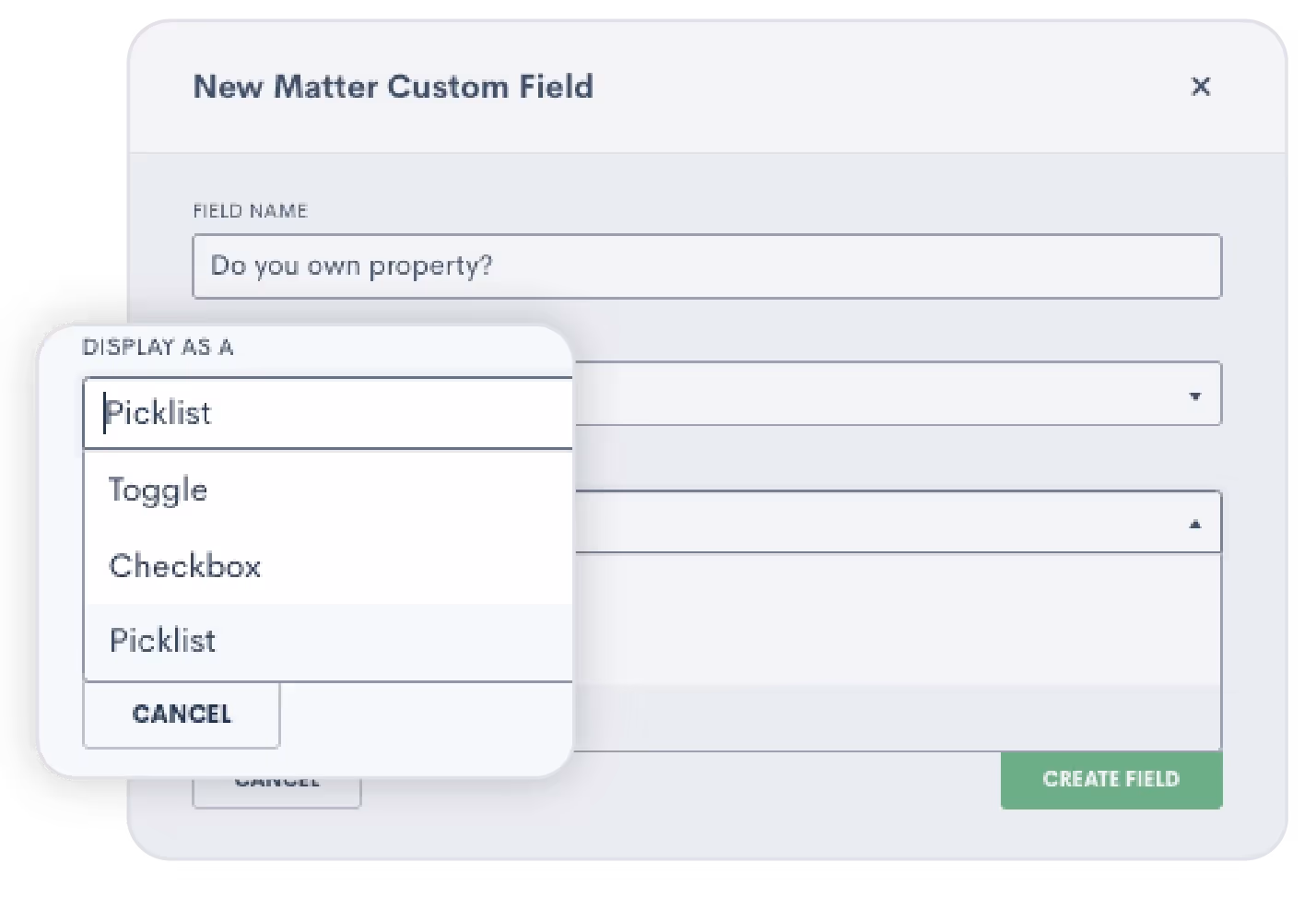 New display options for true/false custom fields