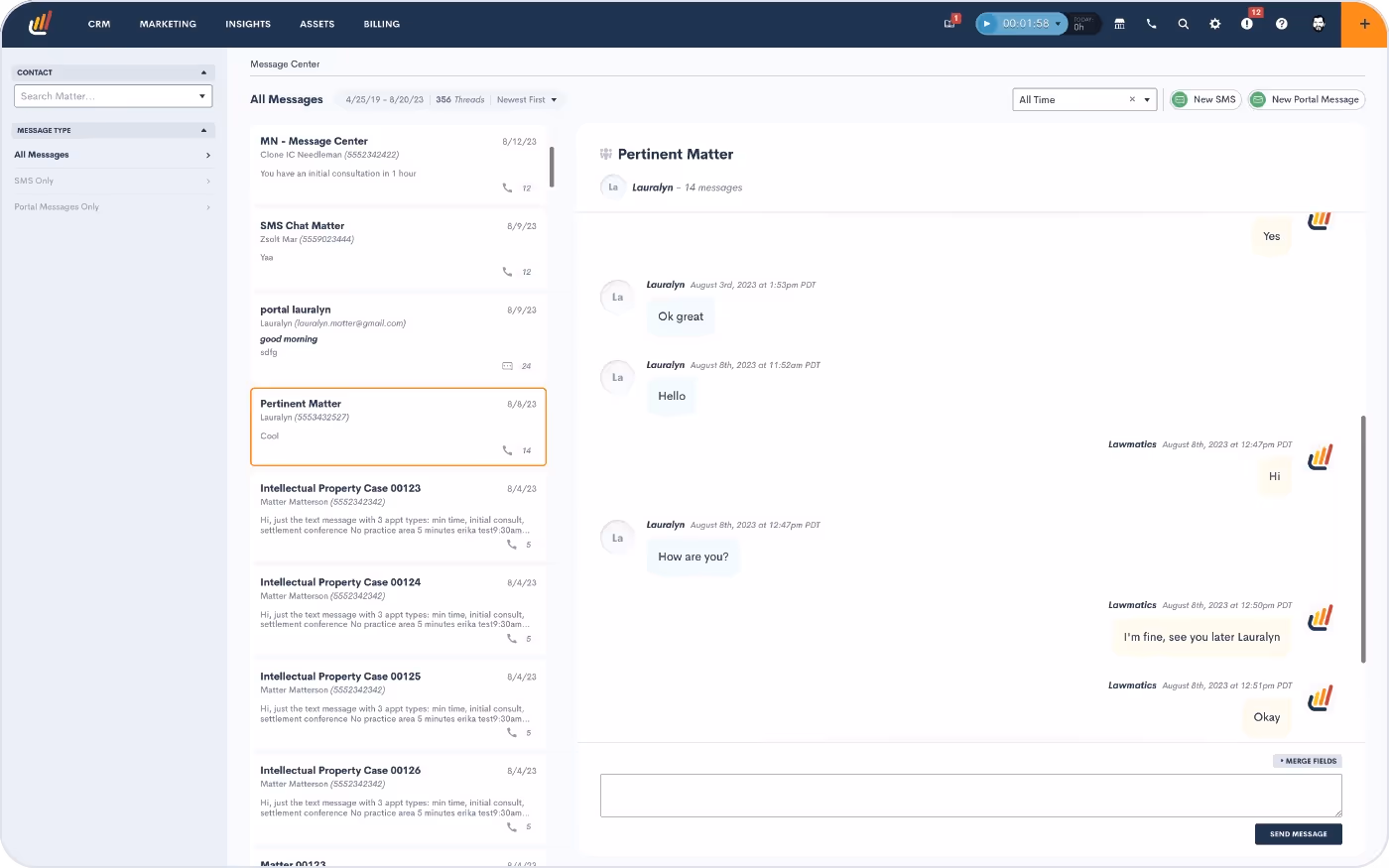 Simplify client communication with the Message Center