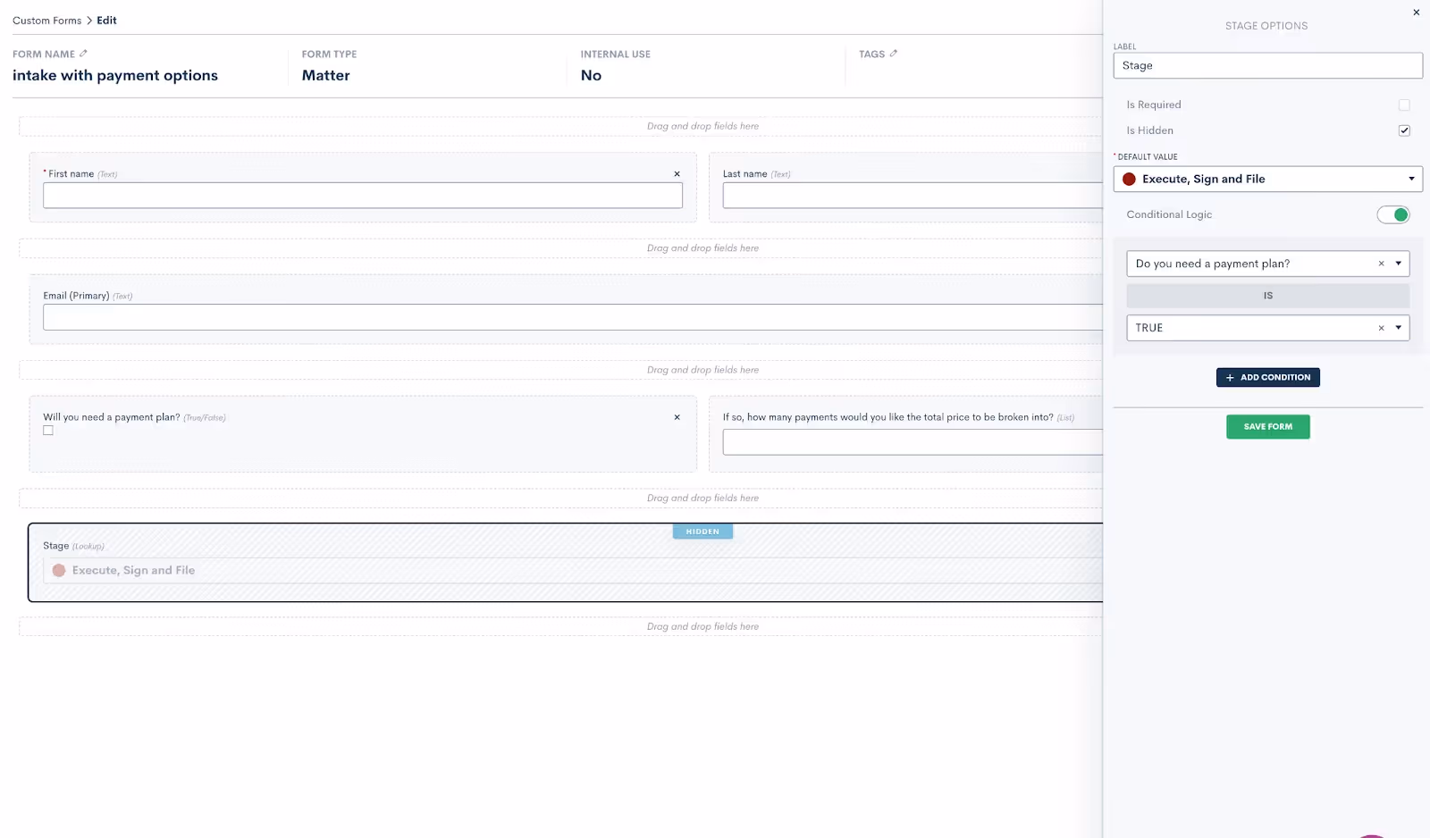 Hidden Form Fields & Default Value