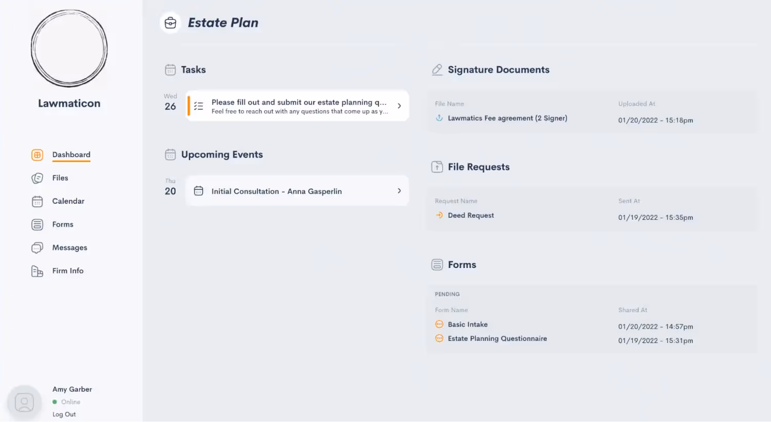Client portal