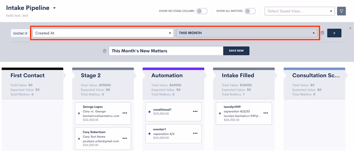 Relative Time Filtering Option for Date Fields