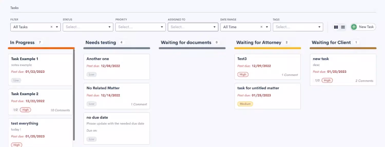 Kanban Board for Tasks