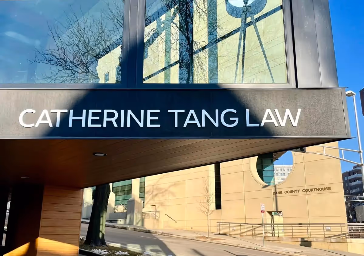 The front of the office building for Catherine Tang Law.