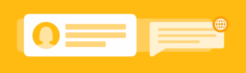 Multilingual chat with client