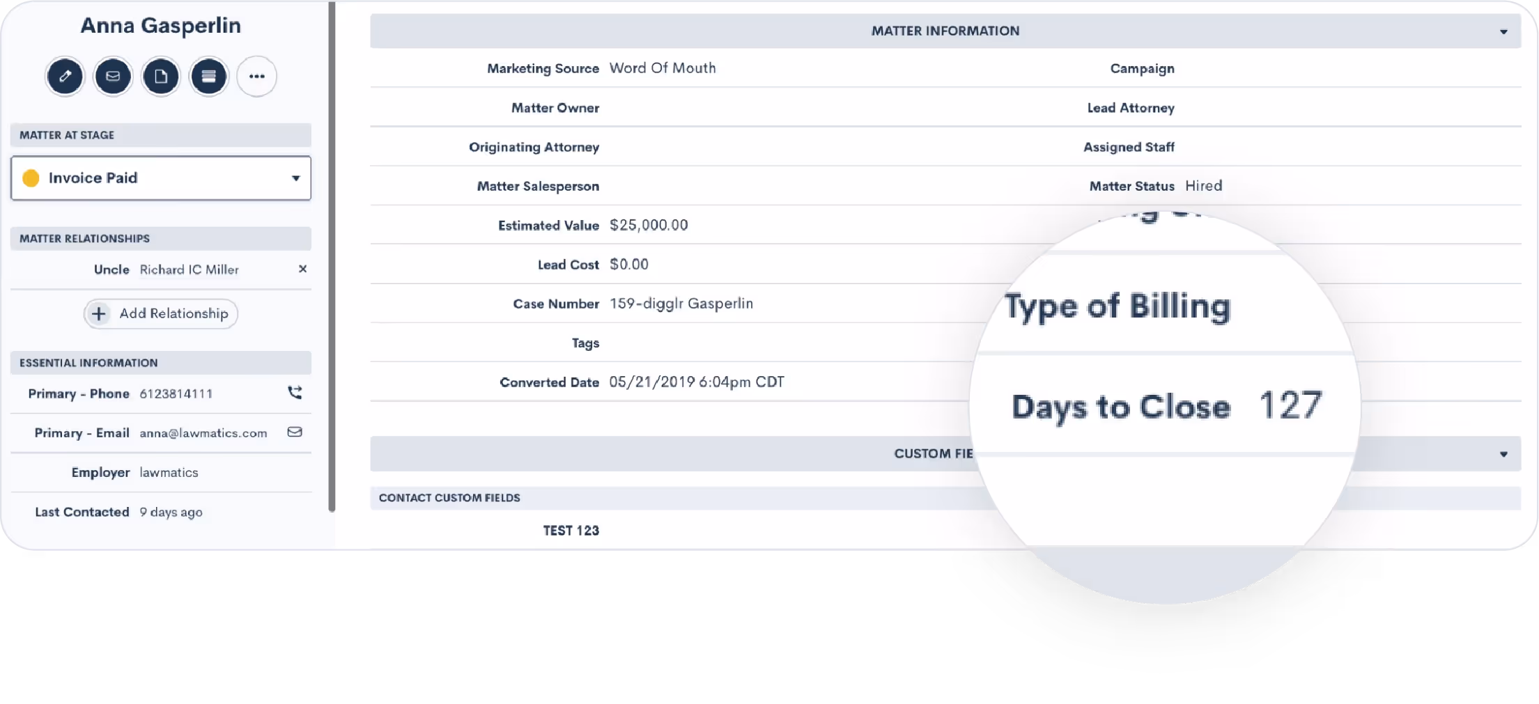 Real-time sales cycle duration metrics