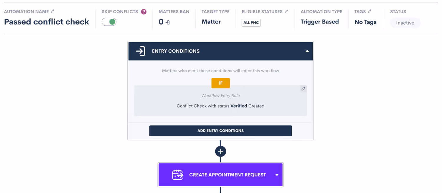 conflict check automation image