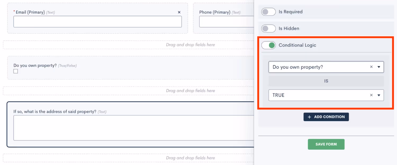 Conditional Logic in Forms