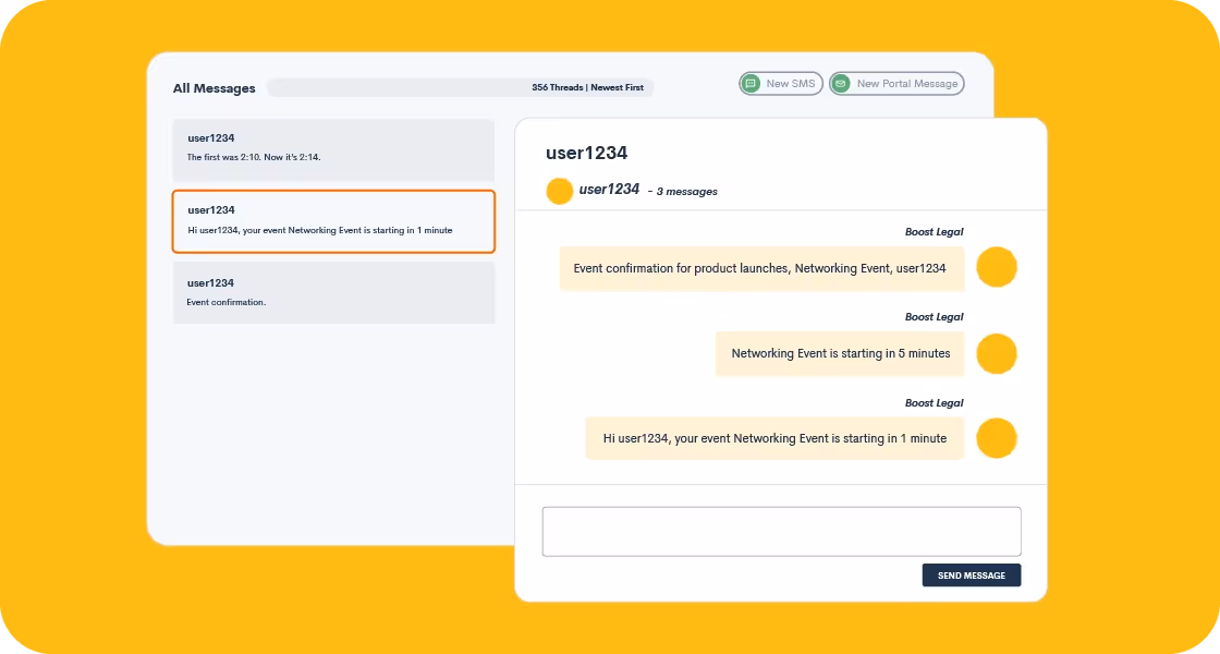 The new message center overview