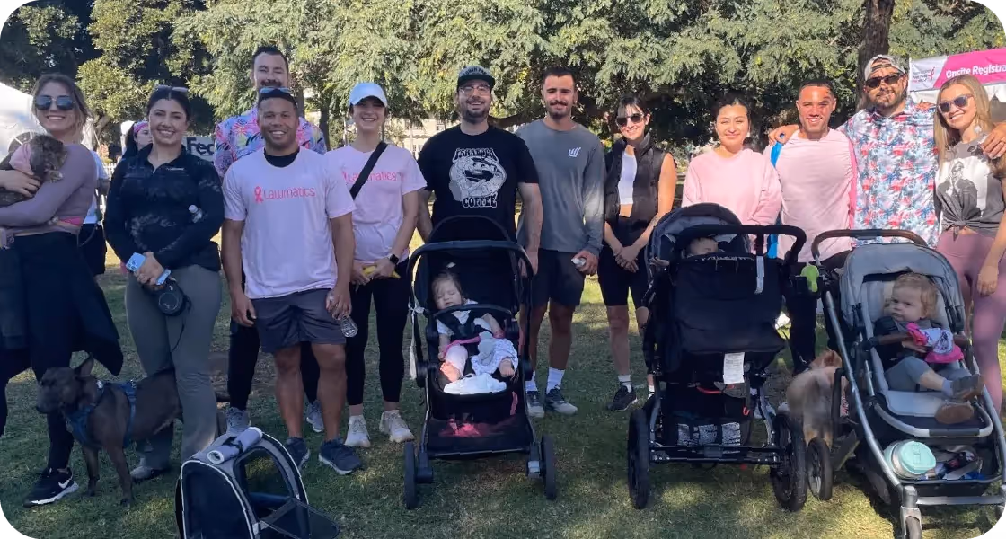Lawmaticians at the Susan G. Koeman MORE THAN PINK Walk