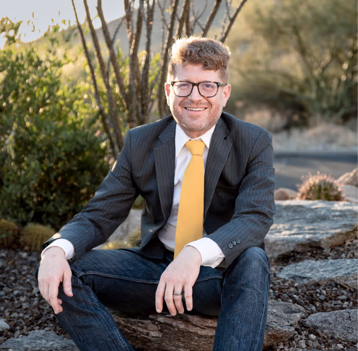 Joshua Polacheck in business attire