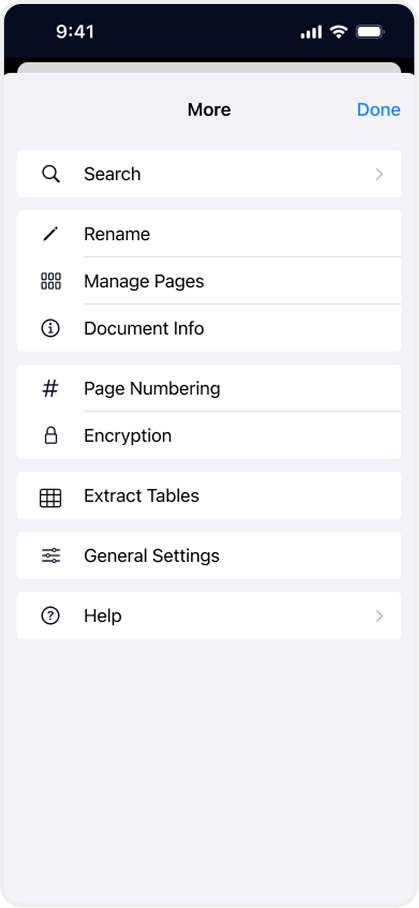 new Nitro PDF Pro - iPad and iPhone UI