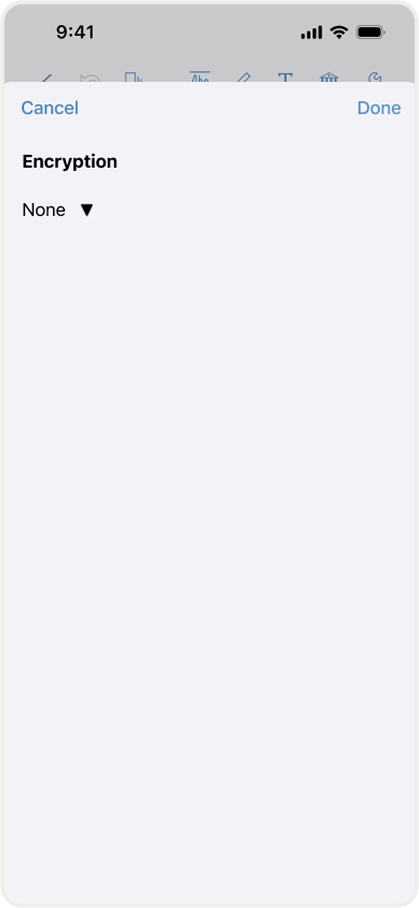 old Nitro PDF Pro - iPad and iPhone UI