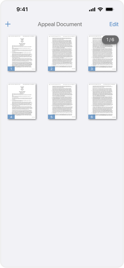 old Nitro PDF Pro - iPad and iPhone UI