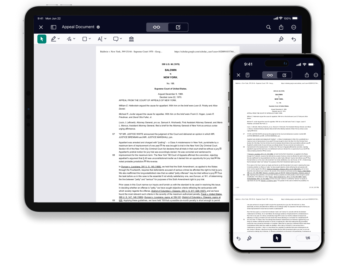 Nitro PDF Pro - iPad & iPhone new design device mockup