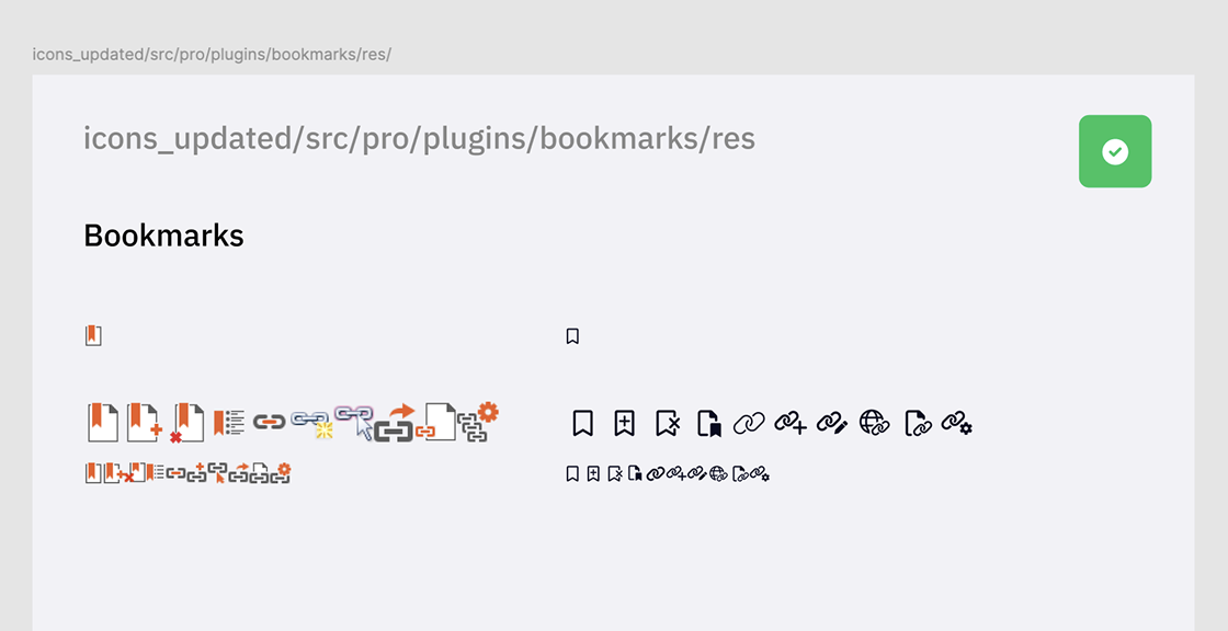A screenshot of Figma frame labeling and organization