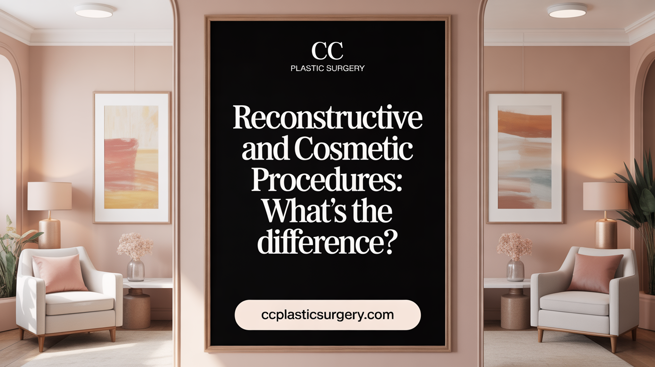 Reconstructive and Cosmetic Procedures: What’s the Difference?