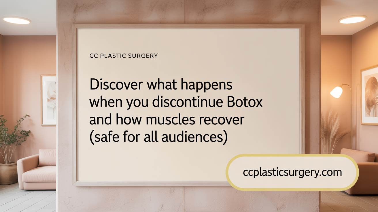 Discover What Happens When You Discontinue Botox and How Muscles Recover